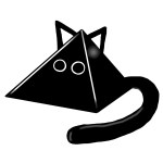 三角黒猫（E）