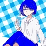 小さな青色