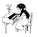 空色チューリップ