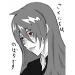紺色　のばら