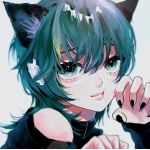 青いおおかみ