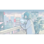 兎 in THE rain