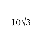 10√3 テンルート