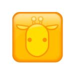 きりん（青）