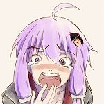 ＼（°へ°）／