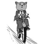 坂登り牛