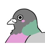 お白洲の鳩