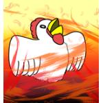 あまりに羽毛