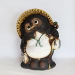 山から降りてきた狸だぽんぽこりん