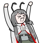 ものすごい笑顔！