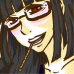 黒ブチ眼鏡
