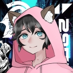 寝起きのねこ