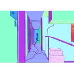 月（白黒世界）